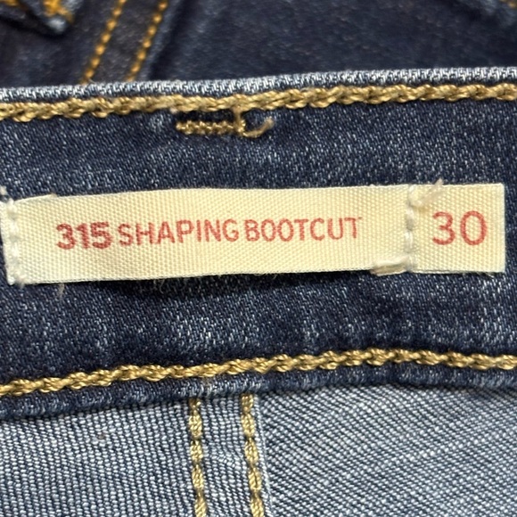 Levi's Women's 315 Shaping Boot Cut Jeans Size 30 Mid Rise Medium Wash Jeans - Picture 10 of 16